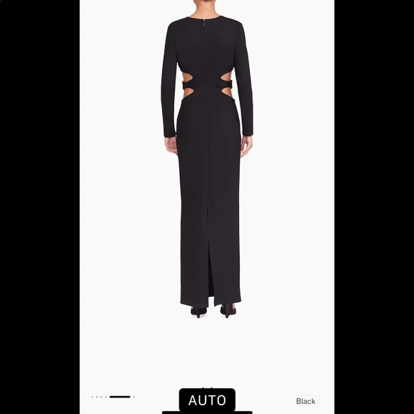 Staud Black Chantal cut-out maxi dress XS - Picture 4 of 8